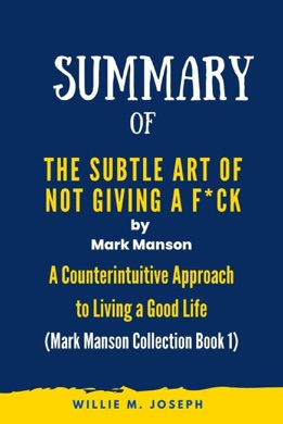 Capa do livro The Subtle Art of Not Giving a F*ck: A Counterintuitive Approach to Living a Good Life de Mark Manson