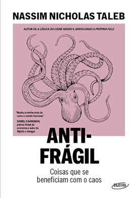 Capa do livro Antifrágil de Nassim Nicholas Taleb