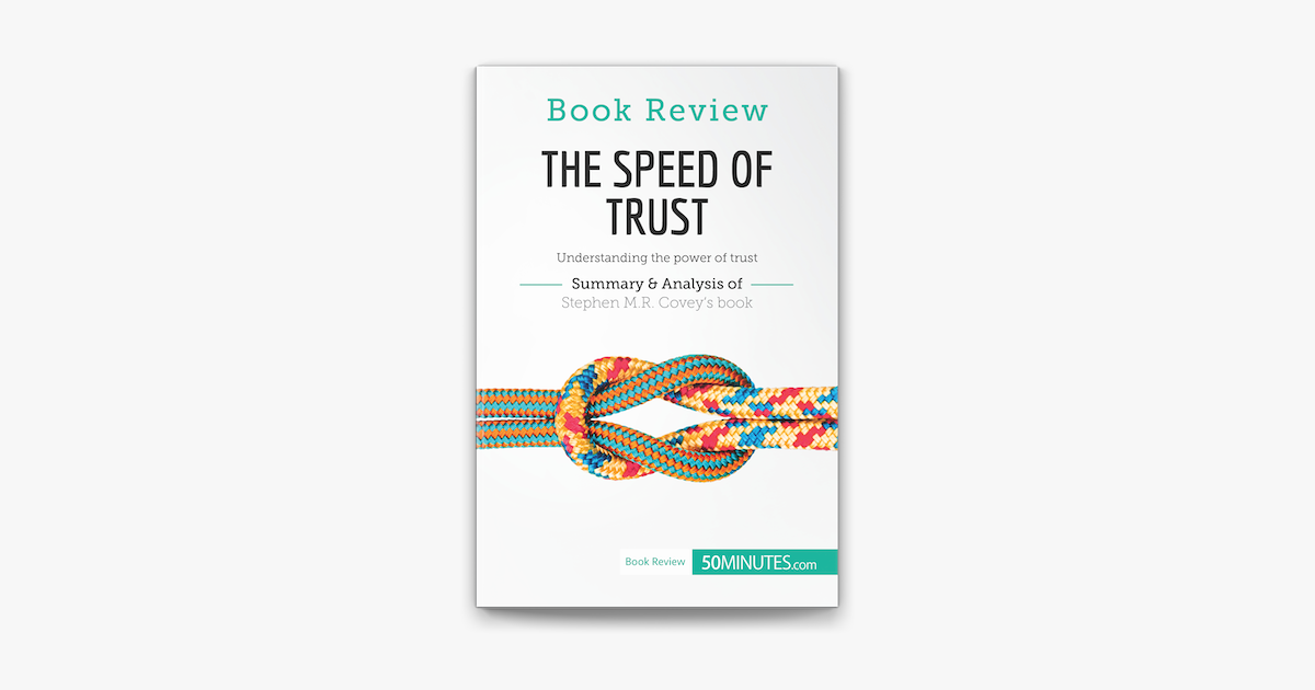 book review the speed of trust