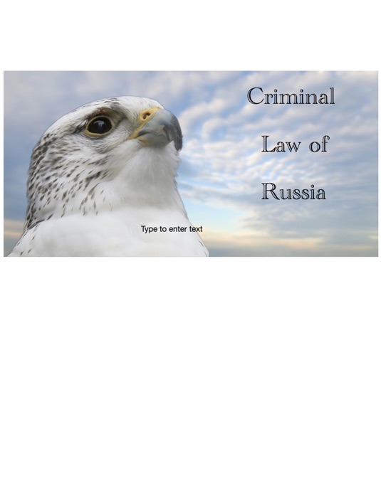 Criminal Code Of Russia