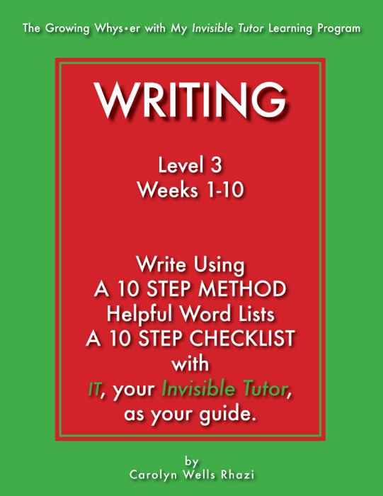 Writing - Level 3 - Weeks 1-10