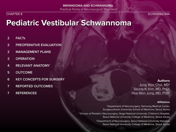 Pediatric Vestibular Schwannoma