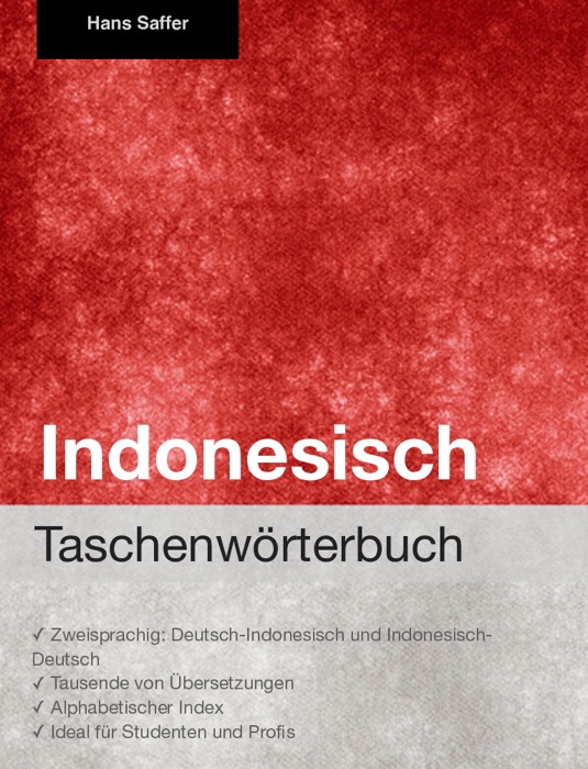 Taschenwörterbuch Indonesisch