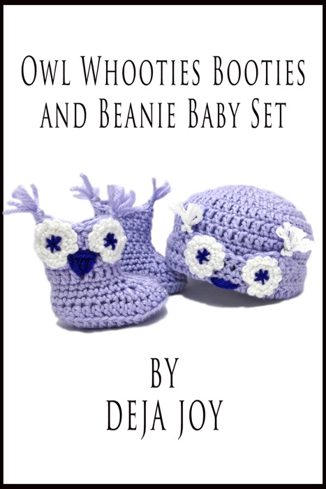 Owl Whooties Booties and Beanie Baby Set