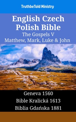 English Czech Polish Bible The Gospels V Matthew Mark Luke John - 