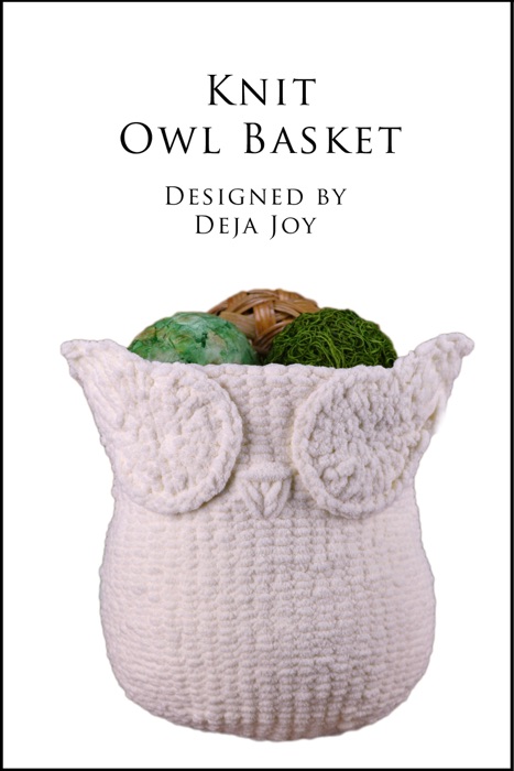 Knit Owl Basket