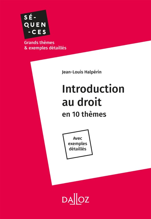 Introduction au droit - Intégrale