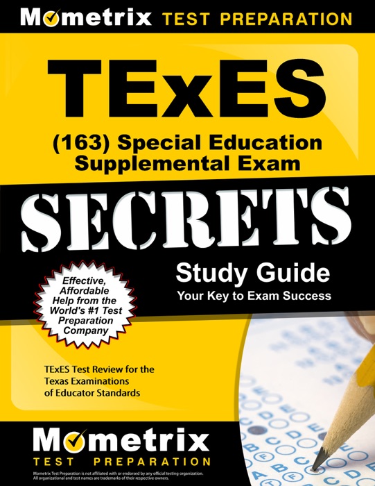 TExES (163) Special Education Supplemental Exam Secrets Study Guide: