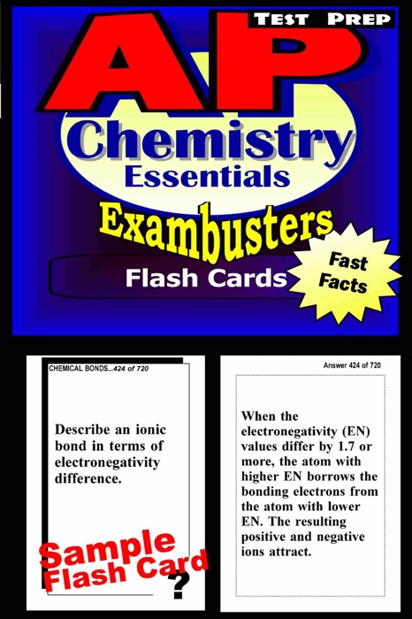 AP Chemistry Test Prep Review--Exambusters Flash Cards
