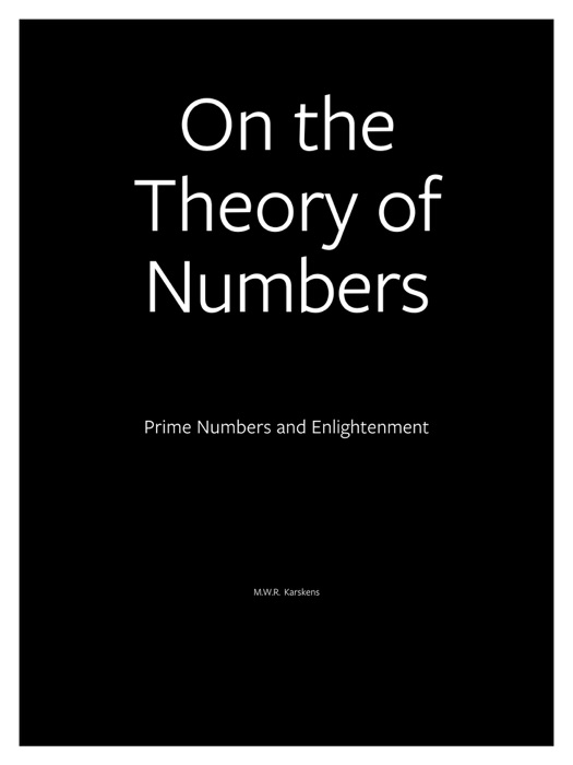 On the Theory of Numbers