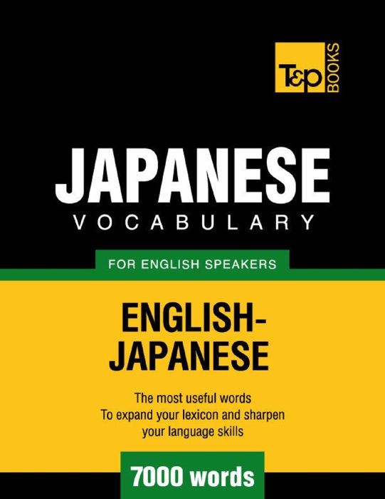 Japanese Vocabulary for English Speakers