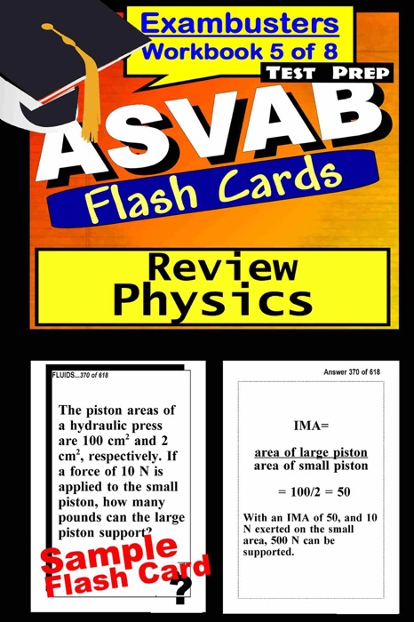 ASVAB Test Prep Physics Review--Exambusters Flash Cards--Workbook 5 of 8