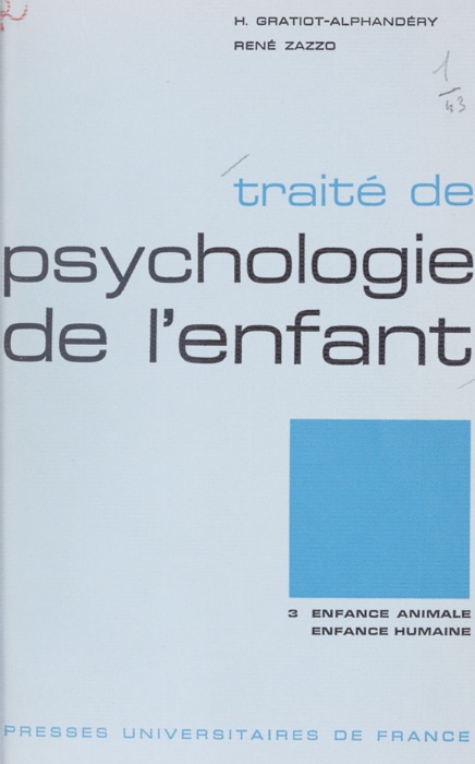 Traité de psychologie de l'enfant (3)