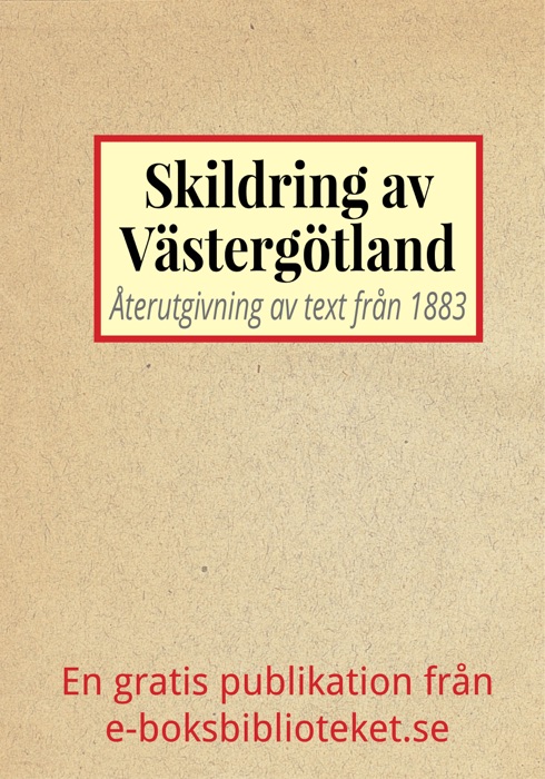 Skildring av Västergötland