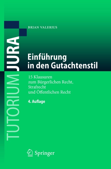 Einführung in den Gutachtenstil