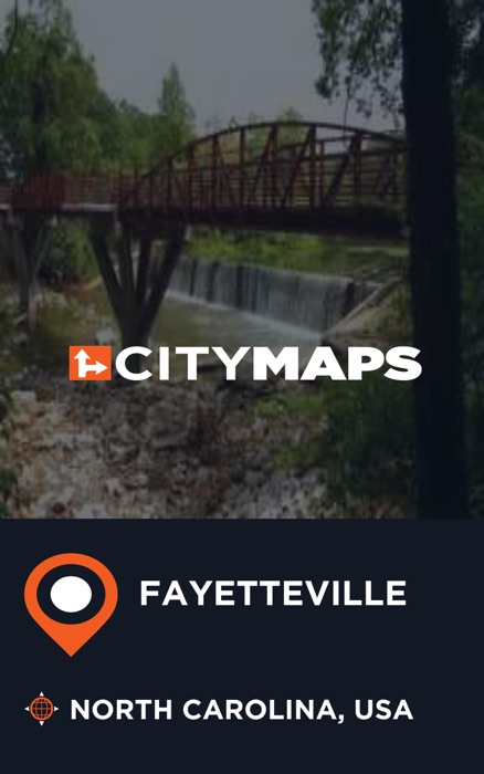 City Maps Fayetteville North Carolina, USA
