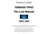 Yamaha YPAO: The Lost Manual - ROLAND JUTAI