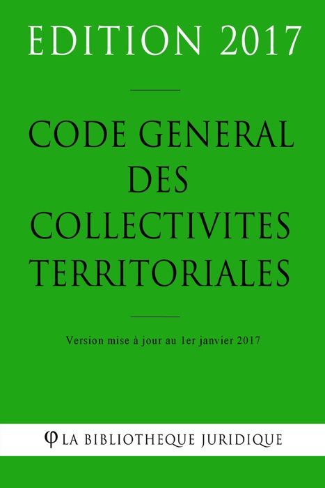 Code général des collectivités territoriales 2017