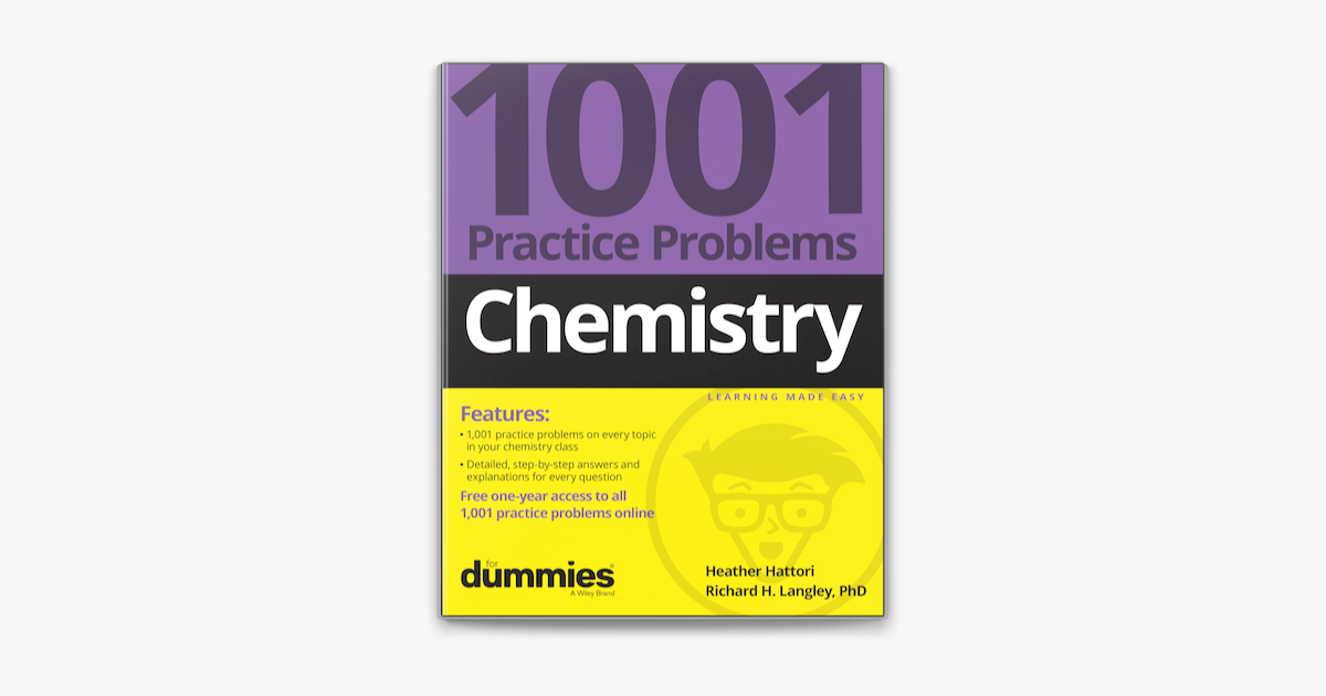1001 chemistry practice problems for dummies