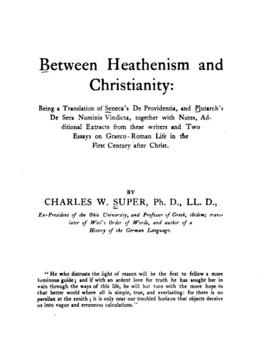 Between Heathenism and Christianity