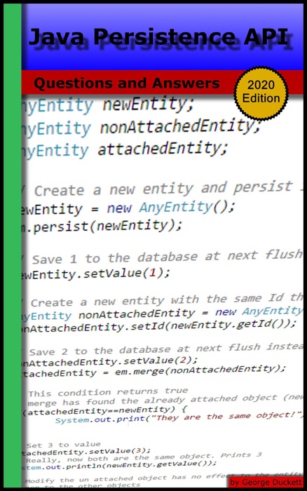 Java Persistence API: Questions and Answers (2020 Edition)
