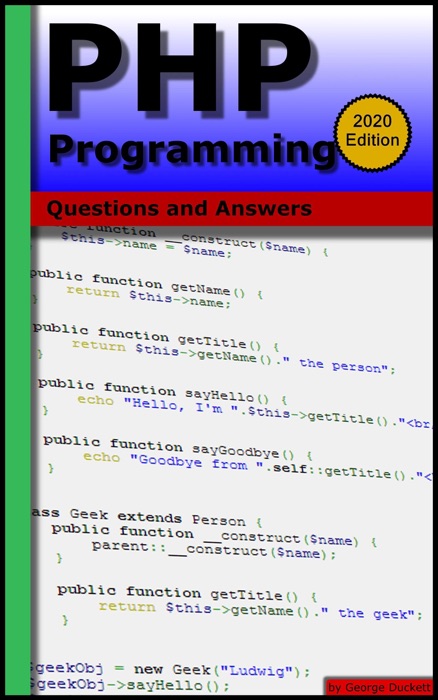 PHP Programming: Questions and Answers (2020 Edition)