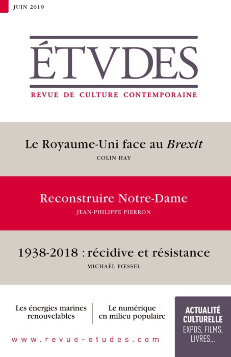 Revue Etudes : Reconstruire Notre-Dame