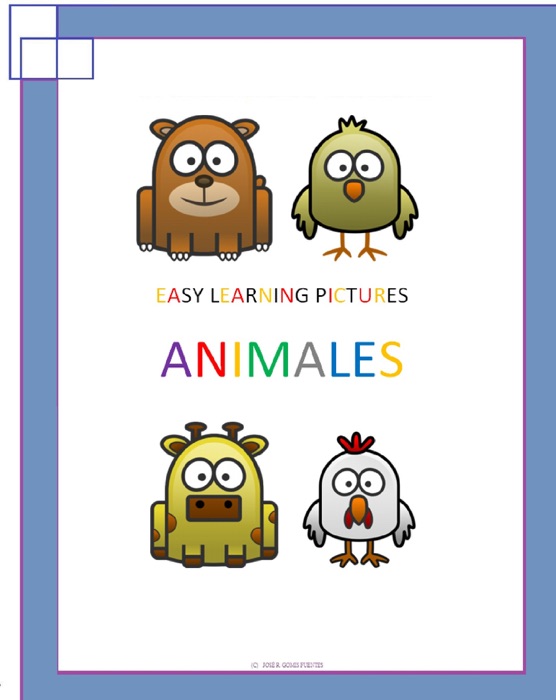 Easy Learning Pictures. Los animales