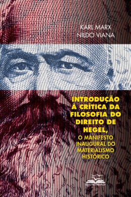 Capa do livro A filosofia do direito de Hegel de Karl Marx