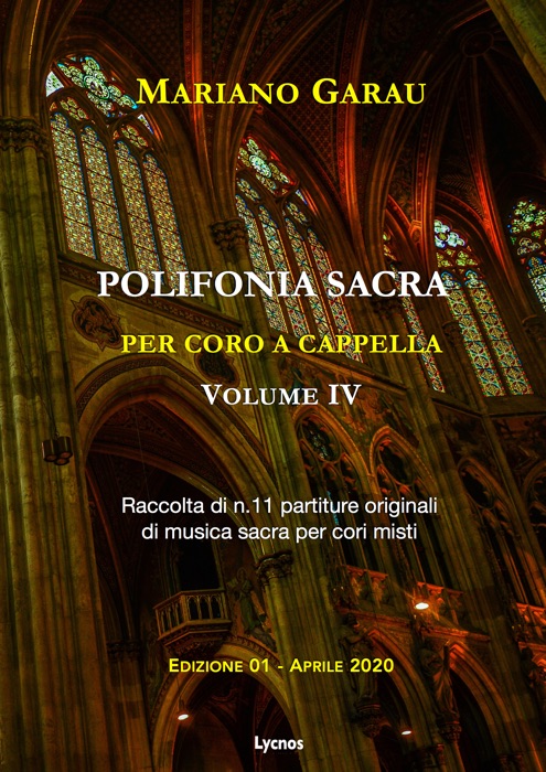 POLIFONIA SACRA PER CORO A CAPPELLA - Volume IV