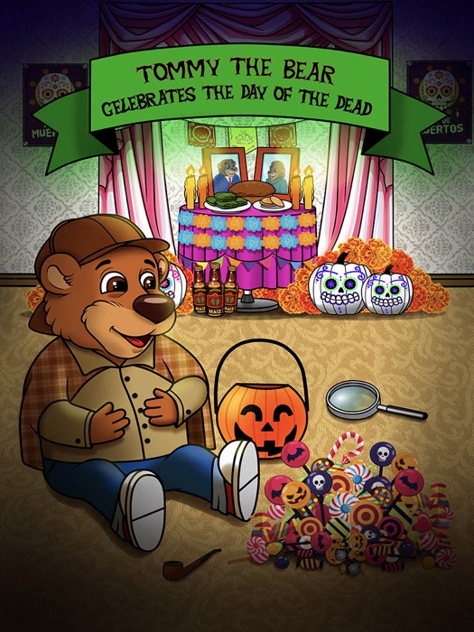 Tommy the Bear celebrates the Day of the Dead