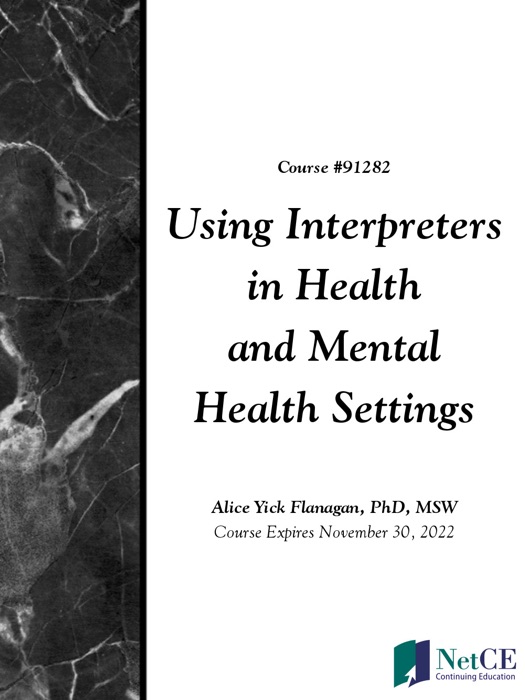 Using Interpreters in Health and Mental Health Settings