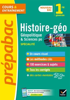 HGGSP 1re générale (Histoire-géo, Géopolitique, Sciences politiques) - Prépabac - Estelle Djibré, Cécile Gaillard, Cécile Gintrac, Vanessa Mercier, Frédéric Viénot & Laurent-Henri Van de Wandel