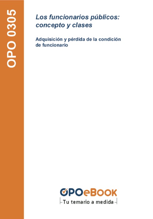 Los funcionarios públicos: concepto y clases