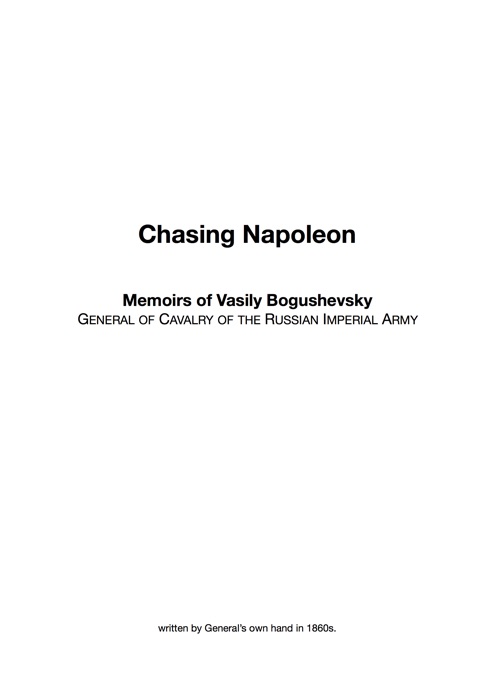 Chasing Napoleon