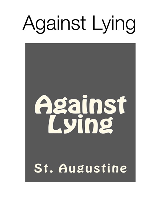Against Lying