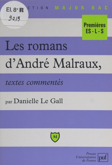 Les romans d'André Malraux