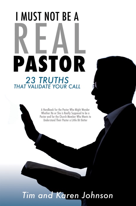 I MUST NOT BE A REAL PASTOR