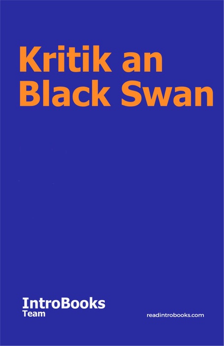 Kritik an Black Swan