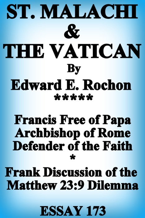 St. Malachi & the Vatican