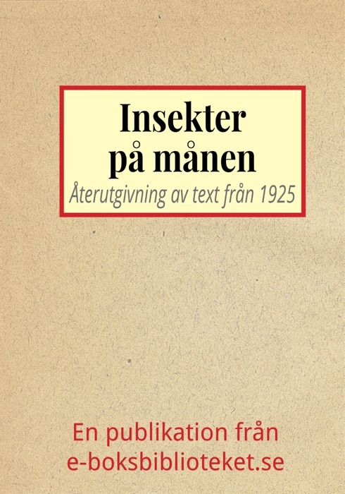 Insekter på månen