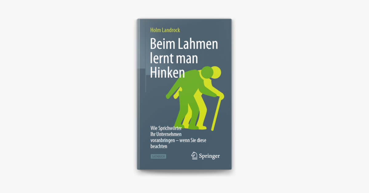 Beim Lahmen Lernt Man Hinken» в Apple Books