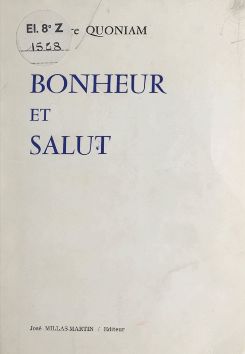 Bonheur et salut