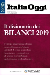 Il dizionario dei bilanci 2019