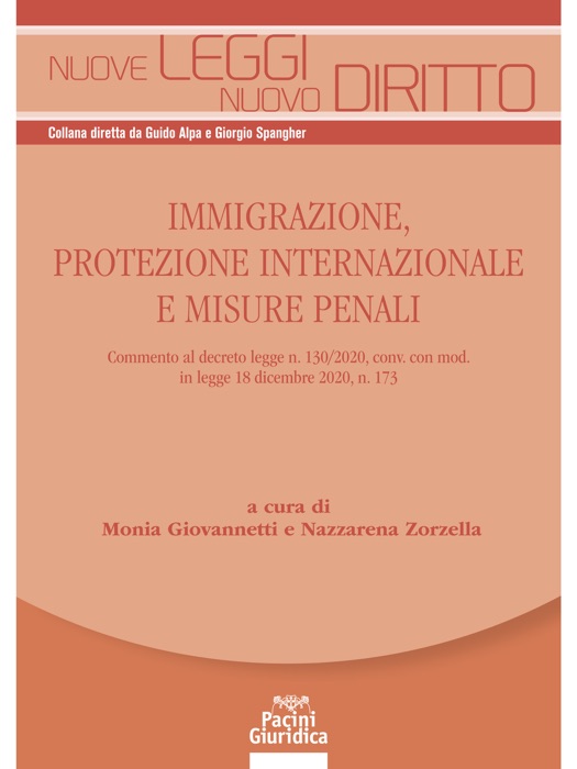 Immigrazione, protezione internazionale e misure penali