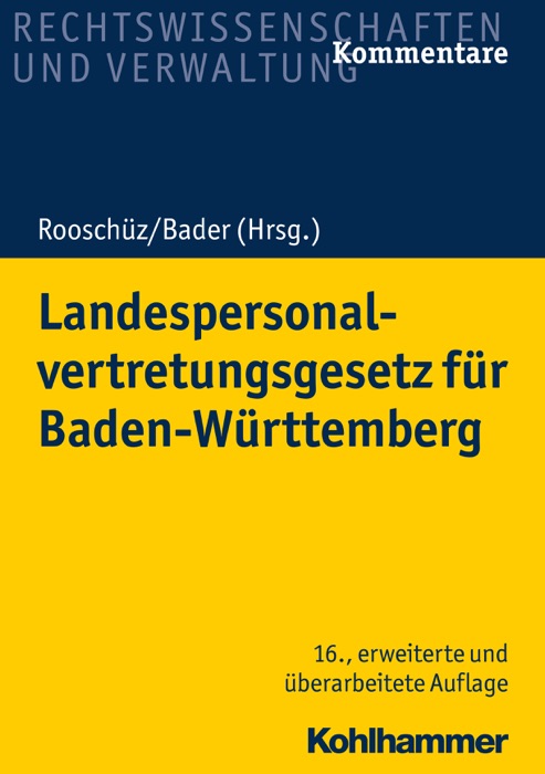 Landespersonalvertretungsgesetz für Baden-Württemberg