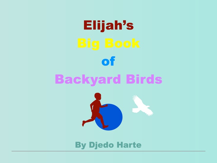 Elijah’s Big Book of Backyard Birds