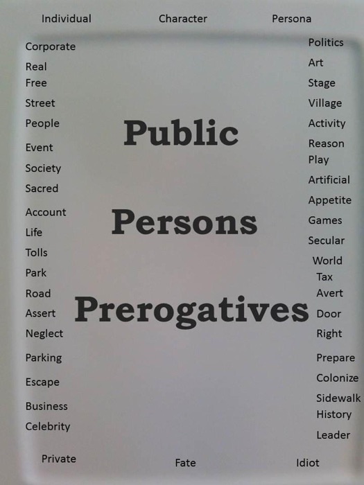 Public Persons Prerogatives