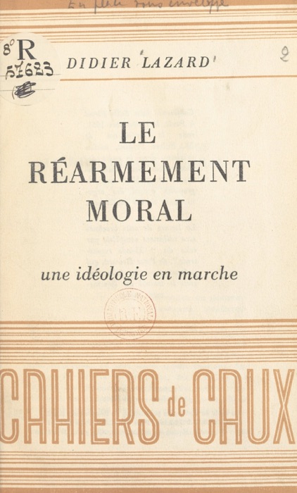 Le réarmement moral