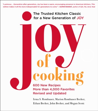 Capa do livro The Joy of Cooking de Irma S. Rombauer